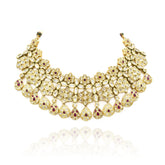 Aishwarya Gold Kundan Polki Haar - The Pashm